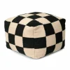 Classic Collection Square puff 50x50 cm Svart-natur