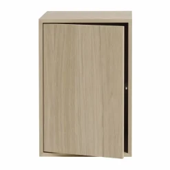 Sale Muuto Stacked förvaringssystem med dörr large Ek