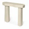 Sale Ferm Living Staffa console table avlastningsbord 33 4x100 8x85 cm Ivory