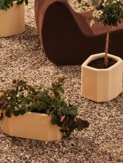 New Ferm Living Staffa kruka Ivory 35x33x36 cm