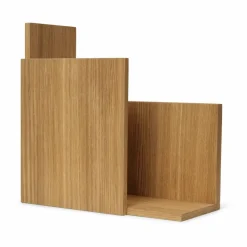 Clearance Ferm Living Stagger hylla square Oiled Oak
