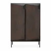 Ethnicraft Stairs skåp Brunlackerad ek-2 dörrar 100x150 cm