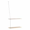 Clearance Woud Stedge hylla 60 cm Vitpigmenterad ek