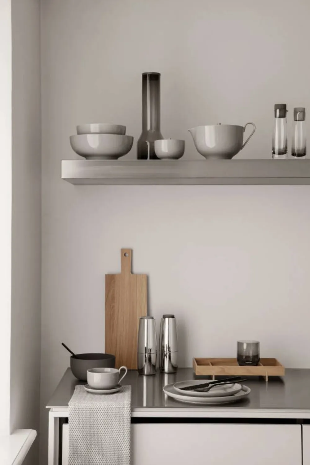 blomus Stella matkniv svart 22 cm