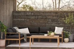 Sale 1898 Stockaryd hörnsoffa teak/dark grey
