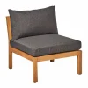 1898 Stockaryd soffmodul mittdel teak/dark grey
