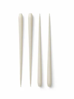 Best STOFF Nagel antikljus by ester & erik large 4-pack Off-white