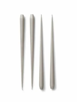 Hot STOFF Nagel antikljus by ester & erik large 4-pack Sand