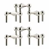Hot STOFF Nagel ljusstake 6-pack - Krom