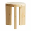 Clearance Vaarnii 001 Stool pall Matt oljevaxad furu Ø40x44 cm