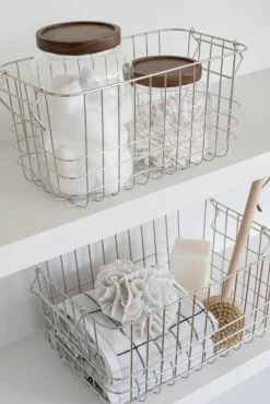 Best Mette Ditmer Store-it förvaringskorg medium Chrome