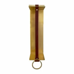 New KLONG Strapp vägghylla 10x33 cm Brass