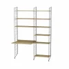 Barn String barnrum ek & svart - Kombination D