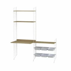 Outlet String barnrum ek & vit - Kombination E