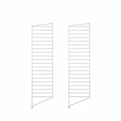 String golvgavel Beige 115x30 cm 2-pack