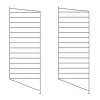 Outlet String golvgavel Mörkgrå 85x30 cm 2-pack