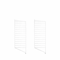 Online String golvgavel vit 115x30 cm 2-pack