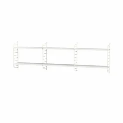 String hylla sovrum vit & beige - Kombination E