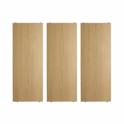 Clearance String hyllplan ek 78x30 cm 3-pack