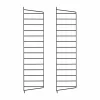 New String väggavel Svart 50x20 cm 2-pack