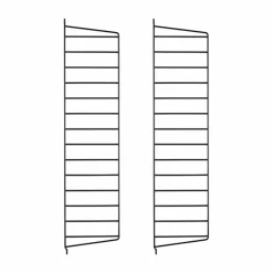 New String väggavel Svart 50x20 cm 2-pack