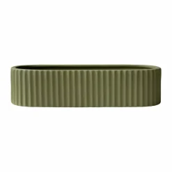 DBKD Stripe ljusstake 30 cm Green