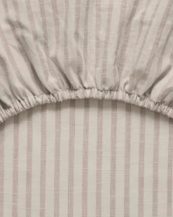 Sale Garbo&Friends Stripe Mauve dra-på-lakan 180x200x30 cm