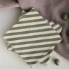 Online DBKD Stripe pappersservett 33x33 cm 20-pack Green