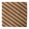 DBKD Stripe pappersservett 33x33 cm 20-pack Nougat