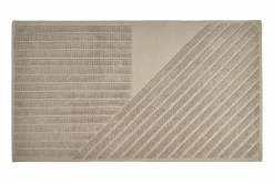 NJRD Stripes badrumsmatta 50x90 cm Beige