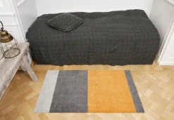 New tica copenhagen Stripes dörrmatta horisontell Grey-grey-dijon 60x90 cm