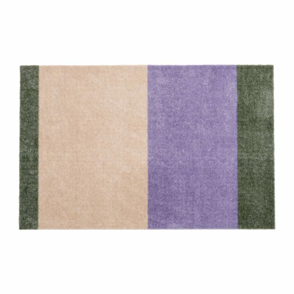 tica copenhagen Stripes dörrmatta horisontell Lilac-ivory-green 60x90 cm