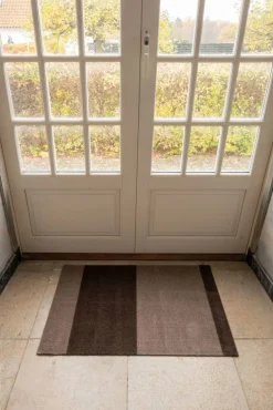 tica copenhagen Stripes dörrmatta horisontell Sand-brown 60x90 cm