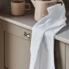NJRD Stripes kökshandduk 47x70 cm 2-pack Vit