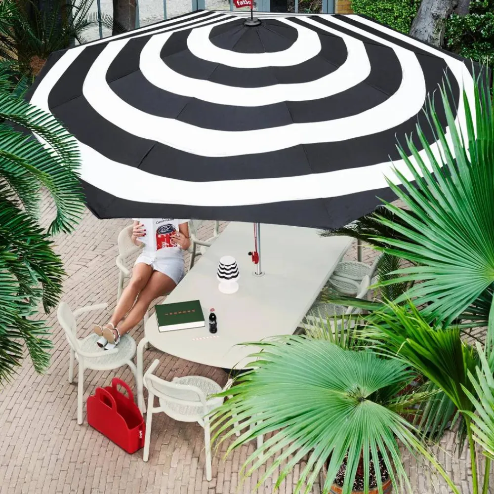 Fatboy Stripesol parasoll red