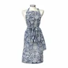 Klippan Yllefabrik Sunflower förkläde Dark denim