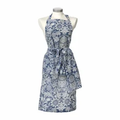 Klippan Yllefabrik Sunflower förkläde Dark denim