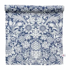 Klippan Yllefabrik Sunflower löpare 45x150 cm Dark denim