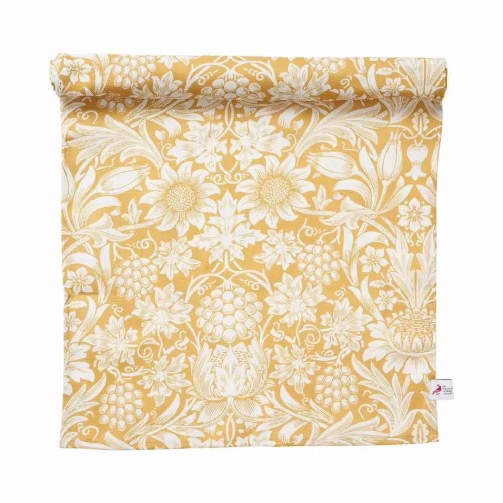 Klippan Yllefabrik Sunflower tyg Golden