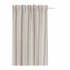 Himla Sunshine gardin med veckband 140x290 cm Oatmeal (natur)