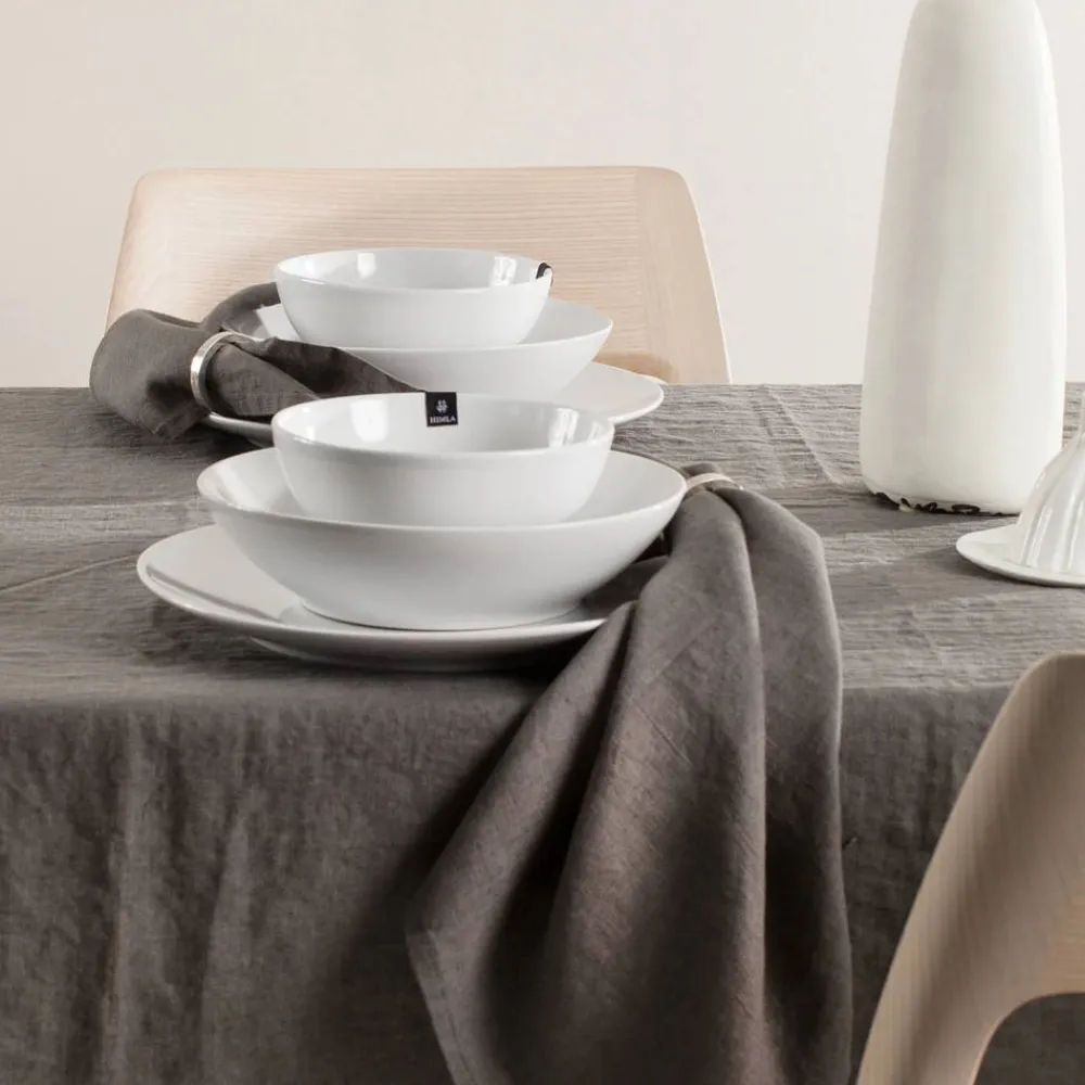 Hot Himla Sunshine servett 4-pack Charcoal (mörkgrå)