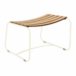 Fermob Surprising Teak fotpall Latte beige (beige)