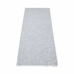 Online Pappelina Svea gångmatta grey metallic/light grey 70x90 cm