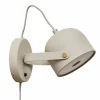 Sale CO Bankeryd Svejk 13 vägglampa Beige-mässing