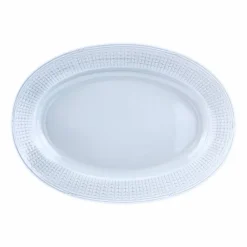 Hot Rörstrand Swedish Grace fat oval 32 cm Is (ljusblå)