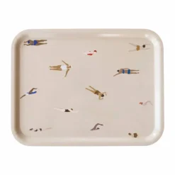 Fine Little Day Swimmers bricka 33x43 cm Beige