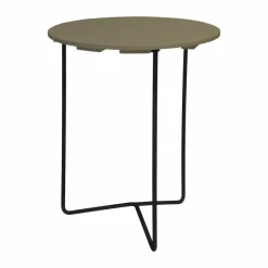 Sale Grythyttan Stålmöbler Table 6B bord Ljusgrön ek-svart Ø60 cm