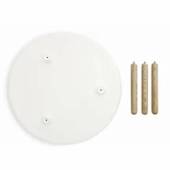 Normann Copenhagen Tablo bord vit-ask liten