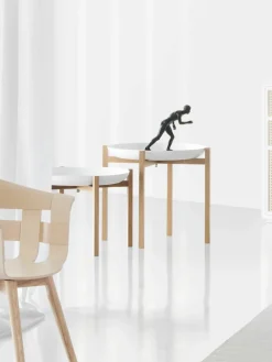 Design House Stockholm Tablo Table Set sidobord High white