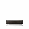 Ethnicraft Tabwa mediabänk Svart teak 51x160 cm